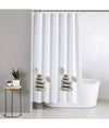 Tenda Doccia Vasca Bagno Impermeabile Decorata Sassi Shabby Chic 240x200cm 87566
