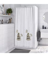 Tenda Doccia Vasca Bagno Impermeabile Decorata Sassi Shabby Chic 240x200cm 87566