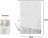 Tenda-Doccia-Vasca-Bianca-Impermeabile-Pvc-240-X-200cm-Decorata-Con-Foglie-69514