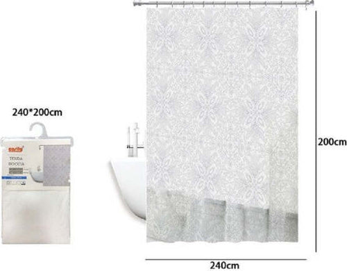 Tenda-Doccia-Vasca-Bianca-Impermeabile-Pvc-240-X-200cm-Decorata-Con-Foglie-69514
