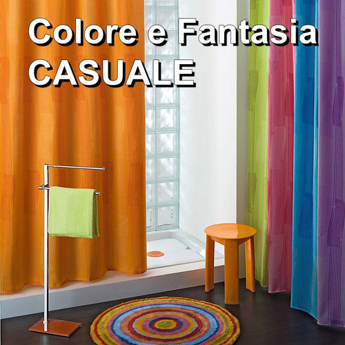 Tenda Doccia Vasca Bianca In Poliestere 180 X 200 Cm Tendina Bagno Con Ganci Tende Doccia Trade Shop italia - Napoli, Commerciovirtuoso.it