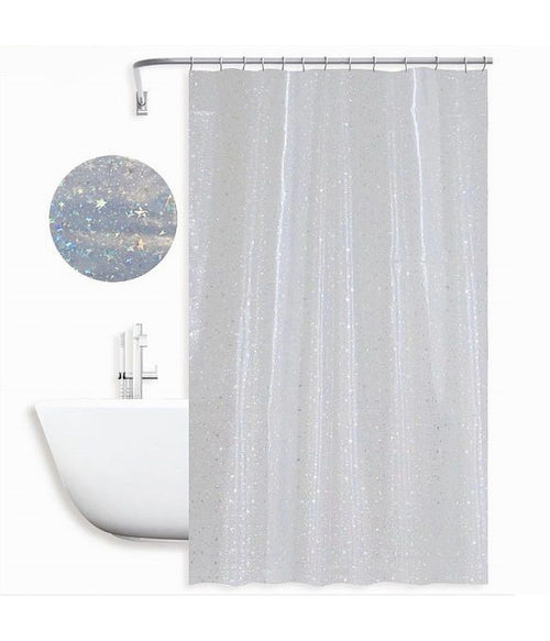 Tenda Doccia Vasca Da Bagno Effetto Cielo Stellato Con 12 Ganci 180x180 Cm 87185