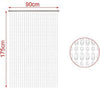 Tenda Fili Con Perline Trasparenti Supporto Per Porta 90x175cm Moschiera 2002910 Casa e cucina/Tessili per la casa/Decorazioni per finestre/Tende classiche e drappeggi/Tende a pannello Trade Shop italia - Napoli, Commerciovirtuoso.it