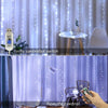 Tenda-Led-In-Filo-Di-Rame-Con-Telecomando-3mx3m-Decorzione-Feste-Matrimoni-Natalizie-Luce-Calda-O-Bianca