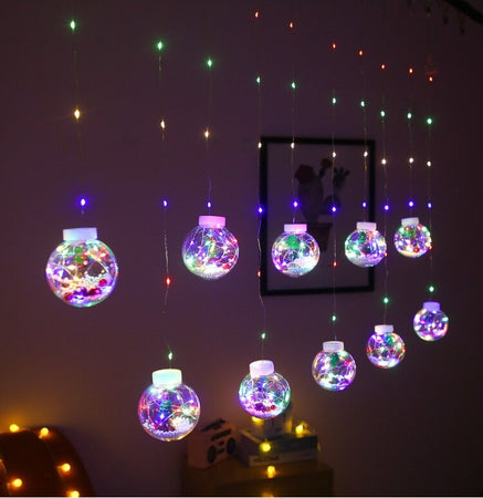 Tenda Luminosa 10 Palline Di Natale 3 Metri Con Neve Luce Led Calda Fredda Rgb Casa e cucina/Decorazioni per interni/Addobbi e decorazioni per ricorrenze/Decorazioni natalizie/Luci natalizie/Catene luminose per esterni Trade Shop italia - Napoli, Commerciovirtuoso.it
