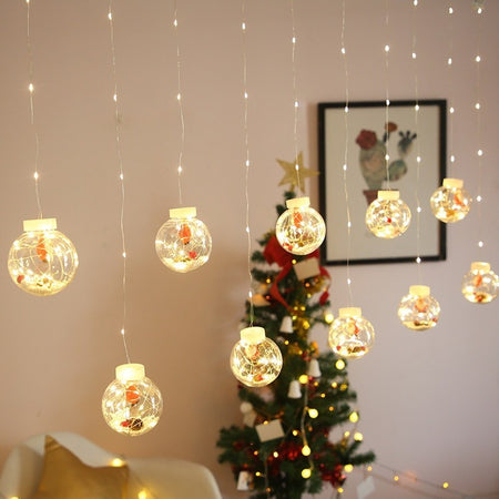 Tenda Luminosa 10 Palline Di Natale 3 Metri Con Neve Luce Led Calda Fredda Rgb Casa e cucina/Decorazioni per interni/Addobbi e decorazioni per ricorrenze/Decorazioni natalizie/Luci natalizie/Catene luminose per esterni Trade Shop italia - Napoli, Commerciovirtuoso.it