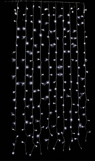 Tenda luminosa a led cascata da esterno decorazione natalizia 1 x h 2 mt Casa e cucina/Decorazioni per interni/Addobbi e decorazioni per ricorrenze/Decorazioni natalizie/Luci natalizie/Catene luminose per interni MagiediNatale.it - Altamura, Commerciovirtuoso.it