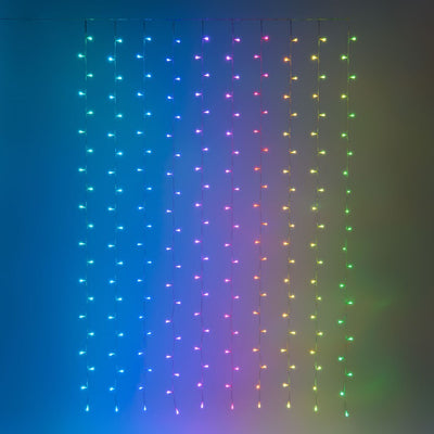 Tenda luminosa a Led Stalattite Twinkly RGB e Bianco caldo, 1 x h 2,1 metri Casa e cucina/Decorazioni per interni/Addobbi e decorazioni per ricorrenze/Decorazioni natalizie/Luci natalizie/Catene luminose per interni MagiediNatale.it - Altamura, Commerciovirtuoso.it