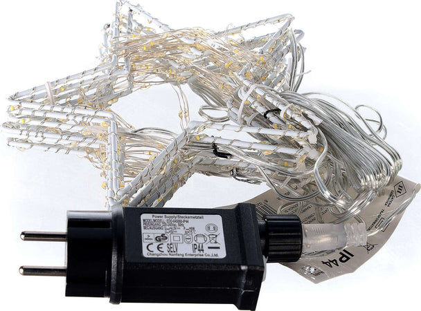 Tenda luminosa a micro led cascata con stelle da esterno decorazione natalizia h 120 cm Casa e cucina/Decorazioni per interni/Addobbi e decorazioni per ricorrenze/Decorazioni natalizie/Luci natalizie/Catene luminose per interni MagiediNatale.it - Altamura, Commerciovirtuoso.it