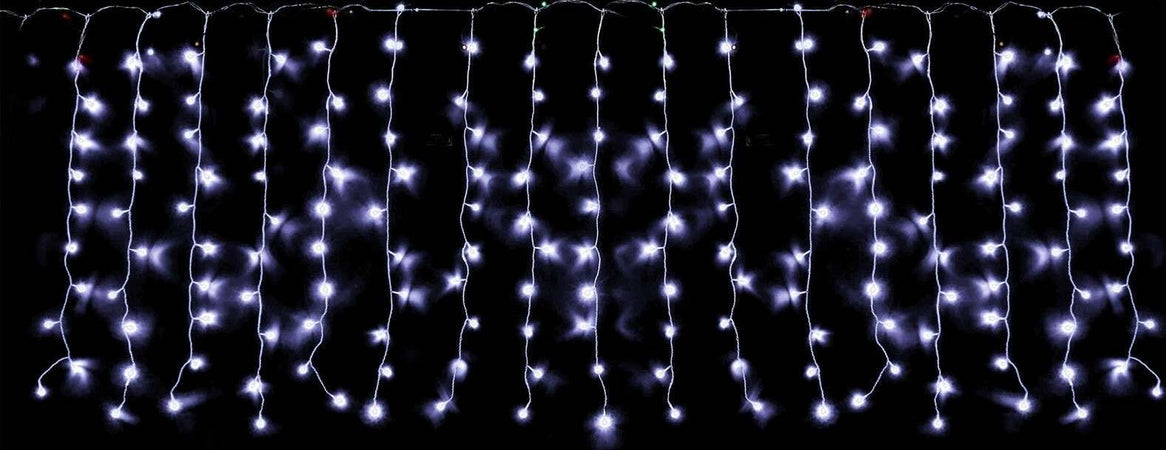 Tenda luminosa cavo Bianco 216 led uso interno ed esterno luce fredda 3,6 x h 120 cm Casa e cucina/Decorazioni per interni/Addobbi e decorazioni per ricorrenze/Decorazioni natalizie/Luci natalizie/Catene luminose per interni MagiediNatale.it - Altamura, Commerciovirtuoso.it