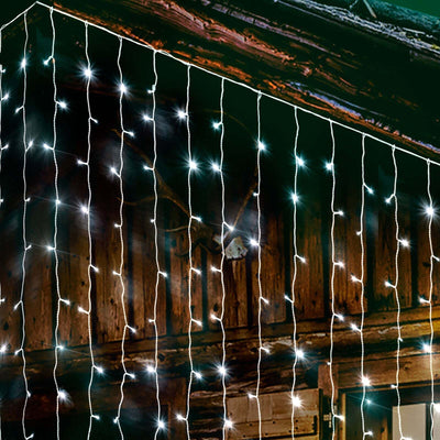 Tenda luminosa con led luci di Natale cascata da esterno ed interno Casa e cucina/Decorazioni per interni/Addobbi e decorazioni per ricorrenze/Decorazioni natalizie/Luci natalizie/Catene luminose per interni MagiediNatale.it - Altamura, Commerciovirtuoso.it
