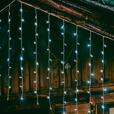 Tenda luminosa con led luci di Natale cascata da esterno ed interno Casa e cucina/Decorazioni per interni/Addobbi e decorazioni per ricorrenze/Decorazioni natalizie/Luci natalizie/Catene luminose per interni MagiediNatale.it - Altamura, Commerciovirtuoso.it