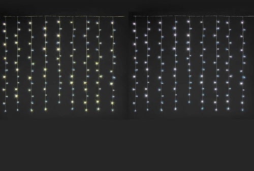 Tenda luminosa luci natale 180 led per esterno 8 giochi addobbi natalizi 300x152 cascata Casa e cucina/Decorazioni per interni/Addobbi e decorazioni per ricorrenze/Decorazioni natalizie/Luci natalizie/Catene luminose per interni MagiediNatale.it - Altamura, Commerciovirtuoso.it