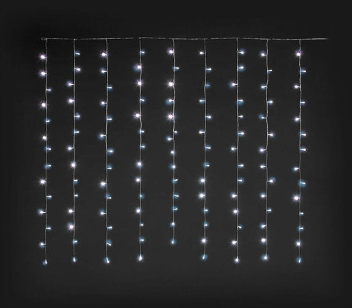 Tenda luminosa luci natale 180 led per esterno 8 giochi addobbi natalizi 300x152 cascata Casa e cucina/Decorazioni per interni/Addobbi e decorazioni per ricorrenze/Decorazioni natalizie/Luci natalizie/Catene luminose per interni MagiediNatale.it - Altamura, Commerciovirtuoso.it