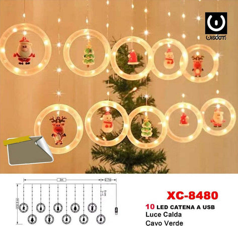 Tenda Luminosa Natalizia 100 Led Catena A Usb Luce Calda Cavo Verde Xc-8480 Casa, arredamento e bricolage > Prodotti per Feste > Prodotti Natalizi Trade Shop italia - Napoli, Commerciovirtuoso.it