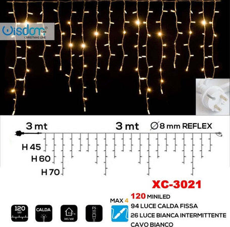 Tenda-Luminosa-Natalizia-120-Led-Luce-Calda-Fissa-+-Bianca-Intermittente-Xc-3021