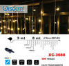 Tenda-Luminosa-Natalizia-300-Mini-Led-Luce-Calda-Cavo-Trasparente-Xc-3688
