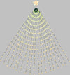 Tenda mantello verde con puntale a stella per albero di Natale da H180cm Casa e cucina/Decorazioni per interni/Addobbi e decorazioni per ricorrenze/Decorazioni natalizie/Basi e supporti per alberi di Natale MagiediNatale.it - Altamura, Commerciovirtuoso.it