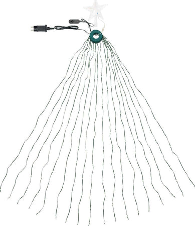 Tenda mantello verde con puntale a stella per albero di Natale da H180cm Casa e cucina/Decorazioni per interni/Addobbi e decorazioni per ricorrenze/Decorazioni natalizie/Basi e supporti per alberi di Natale MagiediNatale.it - Altamura, Commerciovirtuoso.it