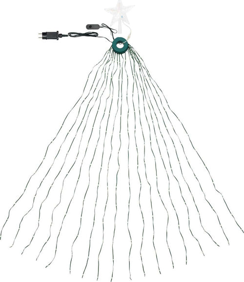Tenda mantello verde con puntale a stella per albero di Natale da H180cm Casa e cucina/Decorazioni per interni/Addobbi e decorazioni per ricorrenze/Decorazioni natalizie/Basi e supporti per alberi di Natale MagiediNatale.it - Altamura, Commerciovirtuoso.it