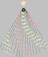 Tenda mantello verde con puntale a stella per albero di Natale da H180cm Casa e cucina/Decorazioni per interni/Addobbi e decorazioni per ricorrenze/Decorazioni natalizie/Basi e supporti per alberi di Natale MagiediNatale.it - Altamura, Commerciovirtuoso.it