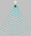 Tenda mantello verde con puntale a stella per albero di Natale da H180cm Casa e cucina/Decorazioni per interni/Addobbi e decorazioni per ricorrenze/Decorazioni natalizie/Basi e supporti per alberi di Natale MagiediNatale.it - Altamura, Commerciovirtuoso.it