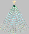 Tenda mantello verde con puntale a stella per albero di Natale da H180cm Casa e cucina/Decorazioni per interni/Addobbi e decorazioni per ricorrenze/Decorazioni natalizie/Basi e supporti per alberi di Natale MagiediNatale.it - Altamura, Commerciovirtuoso.it