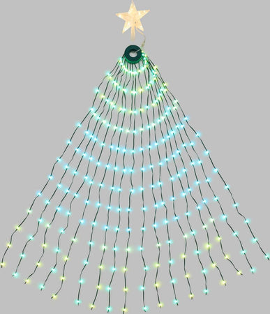 Tenda mantello verde con puntale a stella per albero di Natale da H180cm Casa e cucina/Decorazioni per interni/Addobbi e decorazioni per ricorrenze/Decorazioni natalizie/Basi e supporti per alberi di Natale MagiediNatale.it - Altamura, Commerciovirtuoso.it