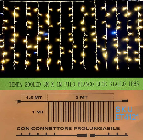 TENDA-NATALE-ESTERNO-NATALIZIA--200-led-3m-x-1m-filo-bianco-luce-giallo-ip65-/ET4121