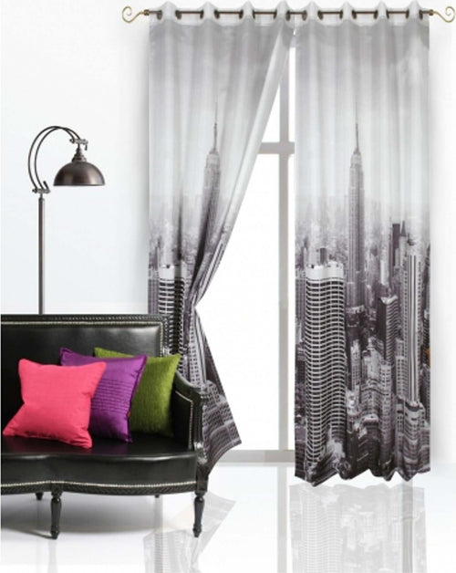 TENDA NEW YORK 140X280CM A PANNELLO CON ANELLI PER ARREDO INTERNI PORTA FINESTRA Casa e cucina/Tessili per la casa/Decorazioni per finestre/Tende classiche e drappeggi/Tende a pannello Trade Shop italia - Napoli, Commerciovirtuoso.it