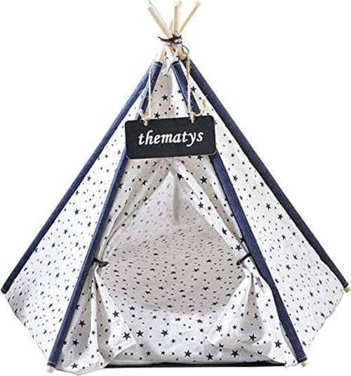 Tenda Per Cani Gatti Animali Domestici Tepee Cuscino Cestino Lavabile 50x50x70cm Prodotti per animali > Prodotti per Cani > Cucce Trade Shop italia - Napoli, Commerciovirtuoso.it