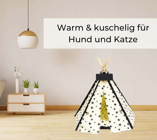 Tenda Per Cani Gatti Animali Domestici Tepee Cuscino Cestino Lavabile 60x60x90cm Prodotti per animali > Prodotti per Cani > Cucce Trade Shop italia - Napoli, Commerciovirtuoso.it