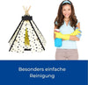 Tenda Per Cani Gatti Animali Domestici Tepee Cuscino Cestino Lavabile 60x60x90cm Prodotti per animali > Prodotti per Cani > Cucce Trade Shop italia - Napoli, Commerciovirtuoso.it