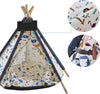 Tenda Per Cani Gatti Rimovibile Lavabile Con Morbido Cuscino In Tela 60x60x90cm Prodotti per animali > Prodotti per Cani > Cucce Trade Shop italia - Napoli, Commerciovirtuoso.it