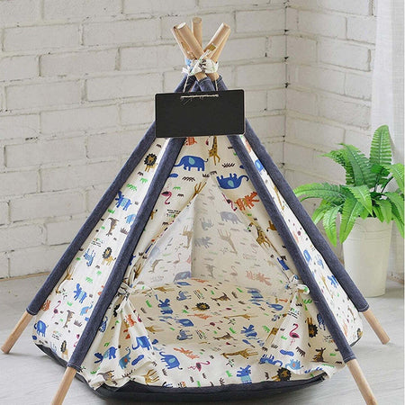 Tenda Per Cani Gatti Rimovibile Lavabile Con Morbido Cuscino In Tela 60x60x90cm Prodotti per animali > Prodotti per Cani > Cucce Trade Shop italia - Napoli, Commerciovirtuoso.it