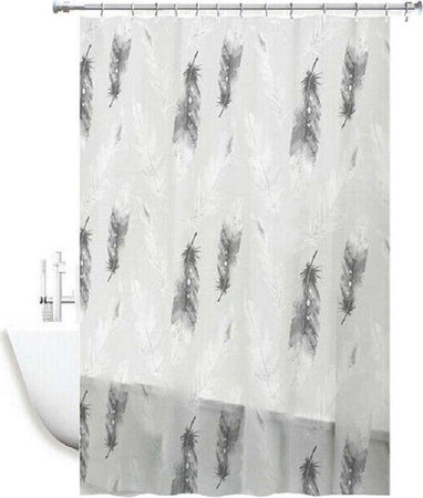 Tenda Per Doccia Impermeabile Tessuto Pvc 12 Ganci In Plastica Piume 180x200cm Casa, arredamento e bricolage > Accessori Bagno > Tende Doccia Trade Shop italia - Napoli, Commerciovirtuoso.it
