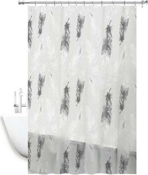 Tenda Per Doccia Impermeabile Tessuto Pvc 12 Ganci In Plastica Piume 180x200cm Casa, arredamento e bricolage > Accessori Bagno > Tende Doccia Trade Shop italia - Napoli, Commerciovirtuoso.it