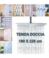 Tenda Per Doccia Varie Fantasie Per Vasca Da Bagno Tendina Con Ganci 180x220 Cm