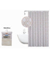 Tenda Per Doccia Vasca Da Bagno Design Geometrico 180x200cm Con 12 Anelli 87095