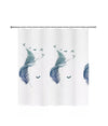 Tenda Per Doccia Vasca Da Bagno Peva 12 Ganci Decorata Con Piume 180x200cm 87571