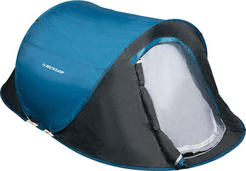 Tenda-Pop-up-da-Campeggio-2-Posti-Automatica-Instant-Viaggio-Trekking-Dunlop