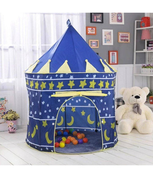 Tenda Ripiegabile Circolare Capanna Per Bambini Arredo Cameretta Dim. 105x135 Cm