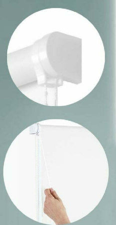 Tenda Rullo Oscurante 140x180cm Bianco Con Catenina Tende Parasole Finestra Casa Casa e cucina/Tessili per la casa/Decorazioni per finestre/Tendine/Tende a rullo Trade Shop italia - Napoli, Commerciovirtuoso.it