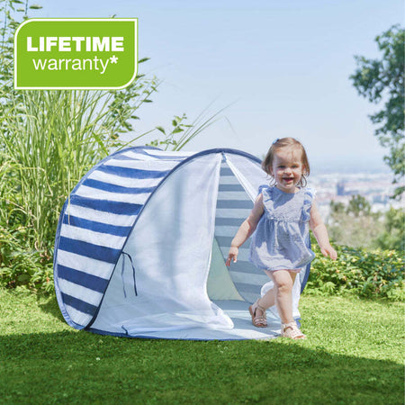 Tenda Solare Anti-UV Protezione 50+ UPF - Striscie Blu Sport e tempo libero/Attività ricreative all'aperto/Camping e outdoor/Tende/Tende istantanee La Casa Del Bebè - Napoli, Commerciovirtuoso.it