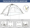 Tenda-Spiaggia-Pop-Up-con-2-Finestre-Traforate-e-Porta-Richiudibile,-220x173x120cm-Blue-e-Giallo-CT7A20-166CT7