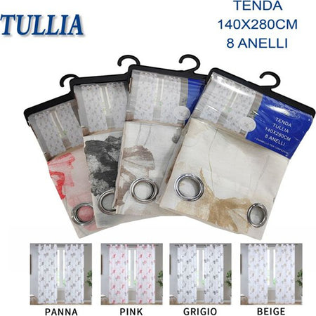 Tenda Tullia Pannello Singolo Con 8 Borchie Porta Finestra Bastone 140x280 Cm Casa e cucina/Tessili per la casa/Decorazioni per finestre/Tende classiche e drappeggi/Tende a pannello Trade Shop italia - Napoli, Commerciovirtuoso.it
