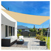 Tenda Vela Ombreggiante Parasole Da Esterno Terrazze Giardino Patio Rettangolare 4 X 5 Mt