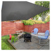 Tenda Vela Ombreggiante Parasole Da Esterno Terrazze Giardino Patio Rettangolare 4 X 5 Mt
