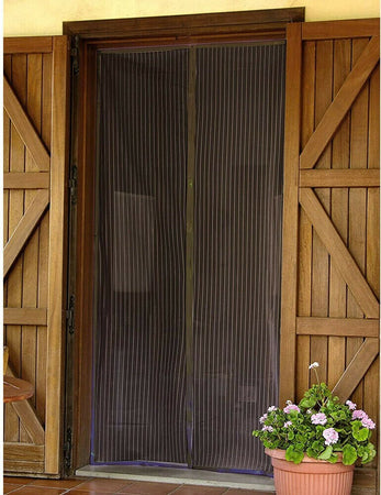 Tenda Zanzariera Magnetica Calamita Ermetica Porta Finestre Camper 110x220cm Nero Articoli da Giardino > Prodotti Da Esterno > Zanzariere Trade Shop italia - Napoli, Commerciovirtuoso.it
