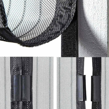 Tenda Zanzariera Magnetica Calamita Ermetica Porta Finestre Camper 110x220cm Nero Articoli da Giardino > Prodotti Da Esterno > Zanzariere Trade Shop italia - Napoli, Commerciovirtuoso.it
